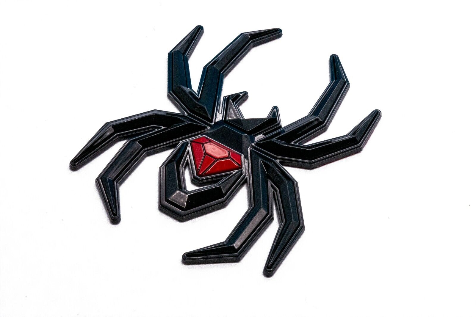 1  X Black Red Spider Emblem Fit F-150 Silverado Sierra RAM Black Widow Edition