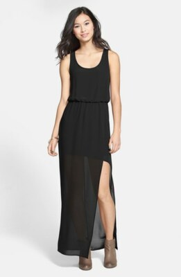 chinese dress ladies Baltic Born Womens Gloria Lace Maxi Dress | Black main image 0