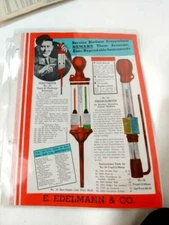 1930s Edelemann Zero Tester Frigid-O-Meter sales literature Antifreeze coolant 