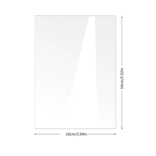 Blank Clear Acrylic Table Sign Reception Stand Wedding Display Plaque DIY Party - Picture 11 of 11
