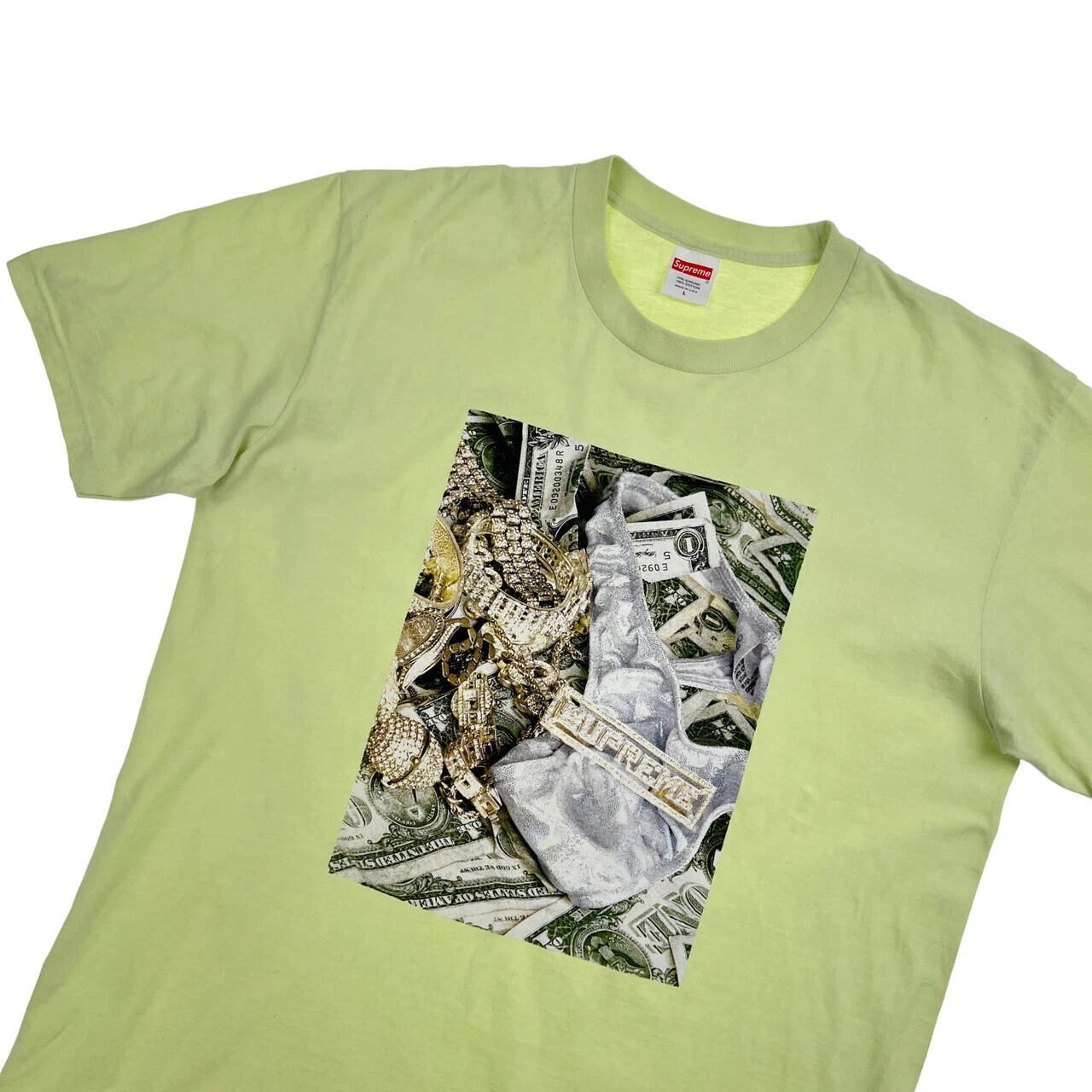 T shirt Supreme Bling vert