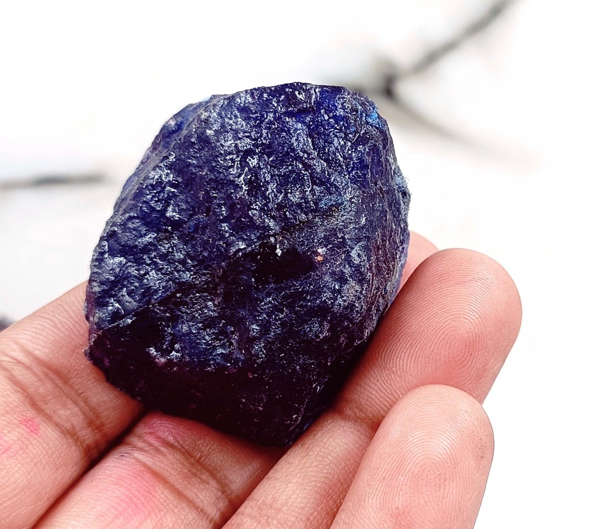 DYED Uncut Raw Rough 299.15 Ct Blue Sapphire Certified African