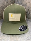 Browning Recon Flag Baseball Cap 308033641 Snap Closure Low Profile Loden
