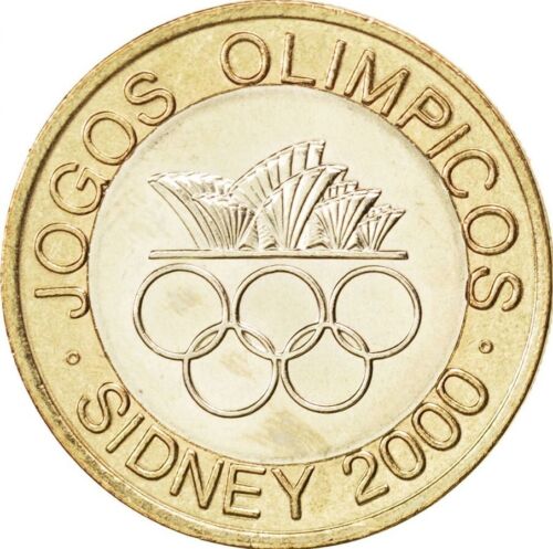 SELTENE PORTUGIESISCHE MÜNZE - 200 ESCUDOS 2000 - OLYMPISCHE SPIELE SYDNEY - KM # 726 🙂 🙂