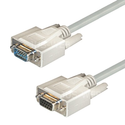 5m VGA Verlängerungskabel Monitor Verlängerung SUB-D Kabel Pc TV