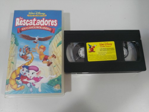 LOS RESCATADORES EN CANGUROLANDIA - Walt Disney - VHS Cinta Castellano - 3T - 第 1/7 張圖片
