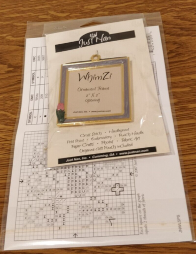 Just Nan Spring Spell Cross Stitch Chart and WhimZi Frame - Picture 3 of 3