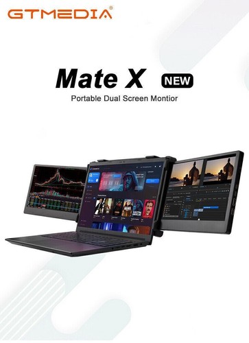 Monitor portátil doble para juegos extensor de pantalla triple HDMI para computadora portátil de 13-17,3"" EE. UU. - Imagen 22 de 24