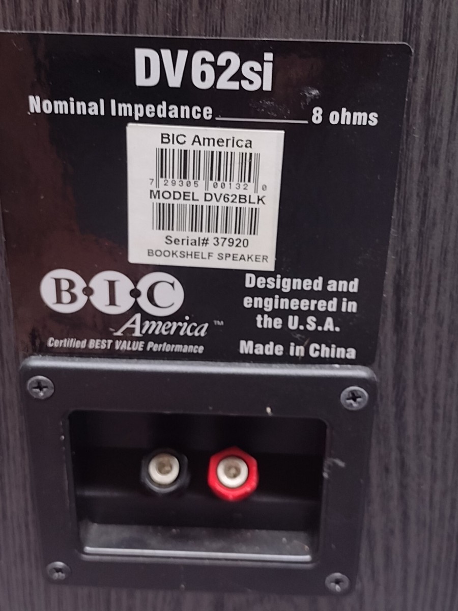 BIC Venturi DV62si Shelf Speakers Black | eBay