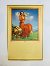 Vintage Pin-Up large print “Summer Days” 1930s Glamour Girl art deco