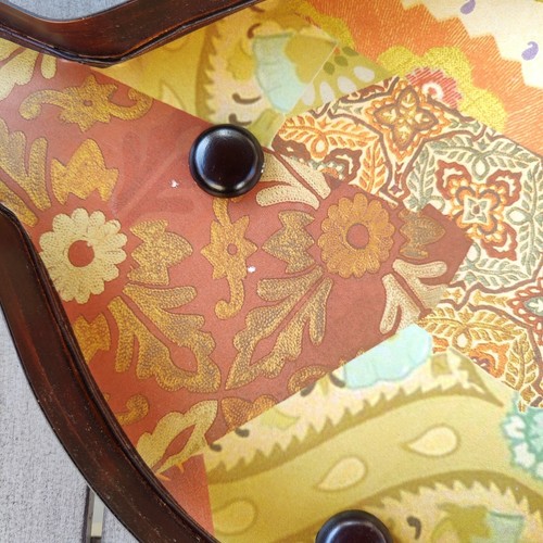 Boho Wall Tray Metal w/ Magnets Hanging Message Board Kitchen Backyard Decor - Picture 7 of 11