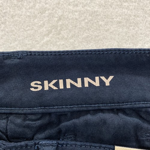 GH Bass Pants Women's 4 Skinny Fit Dark Blue Stretch Fabric Low Rise 5 Pocket - 第 6/13 張圖片