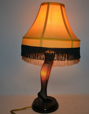 A Christmas Story Leg Lamp 19&quot; Major Award Prop Replica Fishnet