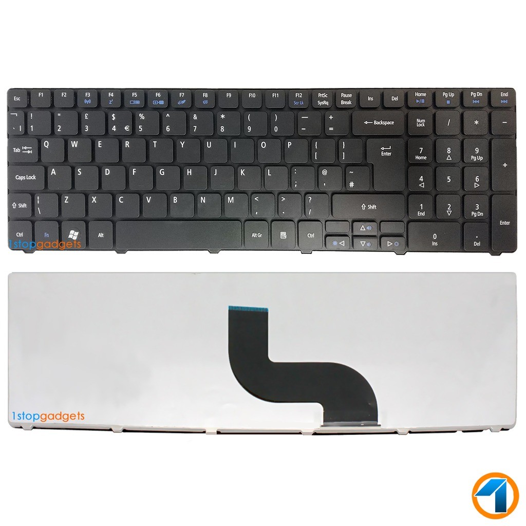 Teclado Nuevo Para Portátil Acer Aspire - Modelos PEW71, PEW72, PEW76, Distribución UK QWERTY