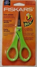 Fiskars 5" Duck Edition Detail Pattern Scissors Non Stick Blade 154110-1006