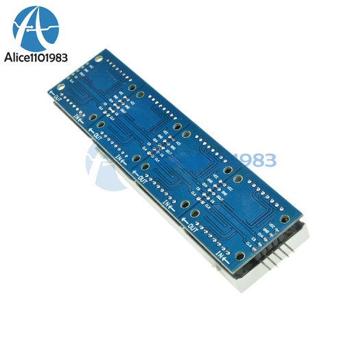 MAX7219 4 In 1 LED Display Microcontroller+5P Line Dot Matrix Module For Arduino - Picture 52 of 56
