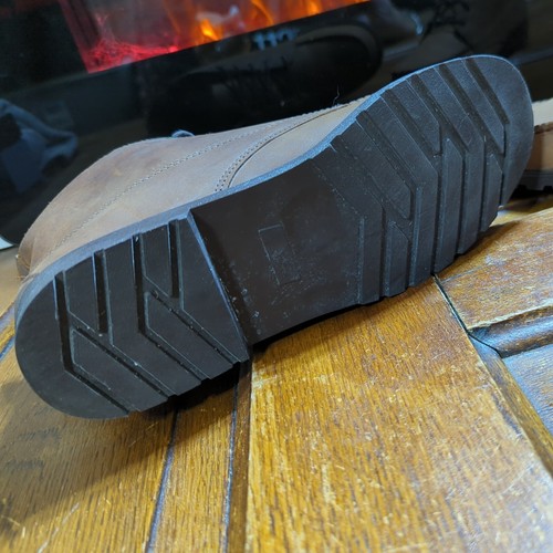 Lehigh Safety Shoes - Men's size 8 - Steel Toe Work Boot - Black Made in USA - Picture 7 of 11
