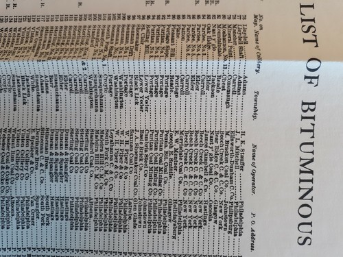 Baird Halberstadt / Halbertstadts Gesamtkarte der bituminösen Kohlefelder - Bild 7 von 12