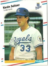 KEVIN SEITZER KANSAS CITY ROYALS #270 - FLEER NM-MT 1988