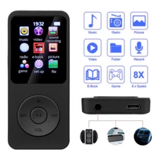 Support 128GB Bluetooth MP4/MP3 Lossless Music Player FM Radio Recorder Sport US