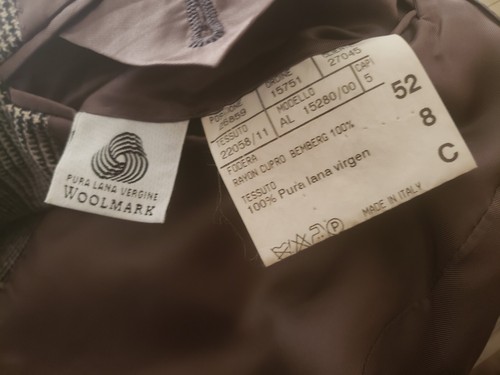Americana de Canali Regular fit Talla 52 L Chaqueta blazer de cuadros oscuros - Imagen 16 de 17