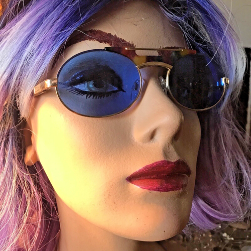 Cazal 749 Oval Sunglasses 1980s Unisex Ultra Rare by Cari Zalloni unisex - Picture 2 of 7