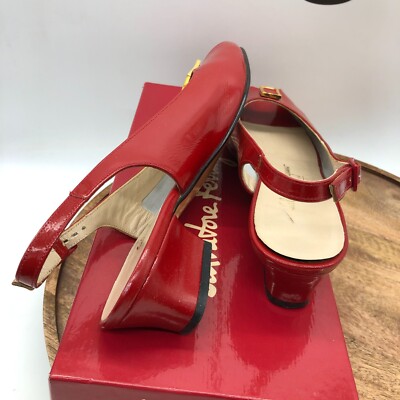 靴 Satin&Leather Sandal Salvatore Ferragamo Ferragamo - Leather sandals Salvatore Ferragamo