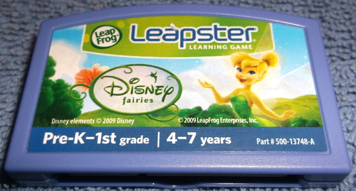 LEAP FROG LEAPSTER DISNEY FAIRIES REPLACEMENT CARTRIDGE 2009 - NICE