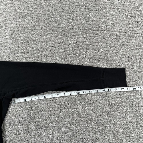 Nike Shirt Small S Black Long Sleeve Logo Stretch Dri Fit Top Womens - Picture 13 of 16