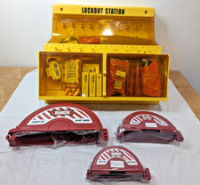 PRO-SAFE Electrical & Valve Lockout Station Polycarbonate BD-B1100 BROKEN CASE