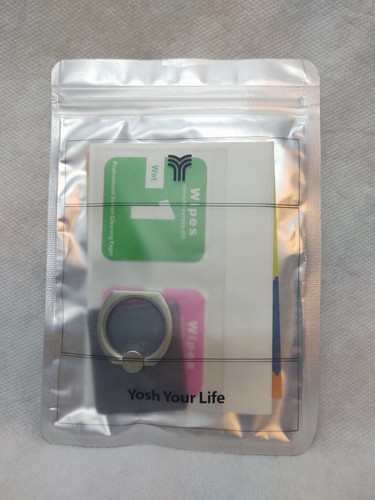 Accesorio de soporte de anillo para teléfono inteligente Yosh - universal - negro - Imagen 3 de 4