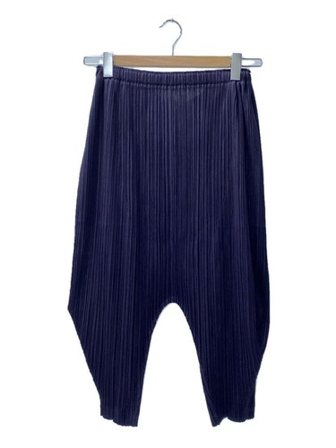 ISSEY MIYAKE PLEATS PLEASE Ladies Sarouel pant size 2 Polyester Purple used