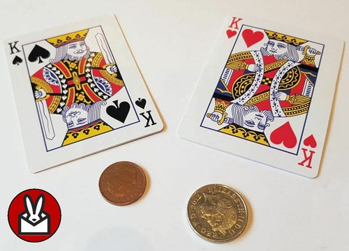 Magnétique Disparition Pièce de Monnaie Cartes Magique Vanish Ruse 2 Gadget Cale - Photo 2/3