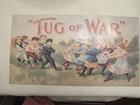 VINTAGE 1995 TIN SIGN "TUG OF WAR" - USA - 16" X 8 1/2"