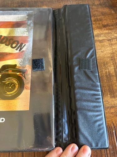 Harley Davidson An American Legend 3 Ring Binder Trapper Keeper Style W/Folders - Picture 5 of 13
