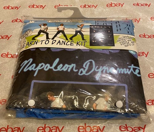 Napoleon Dynamite 2005 Tanz lernen Set - CD, Tanzmatte & Poster (seltener Fund) - Bild 1 von 6