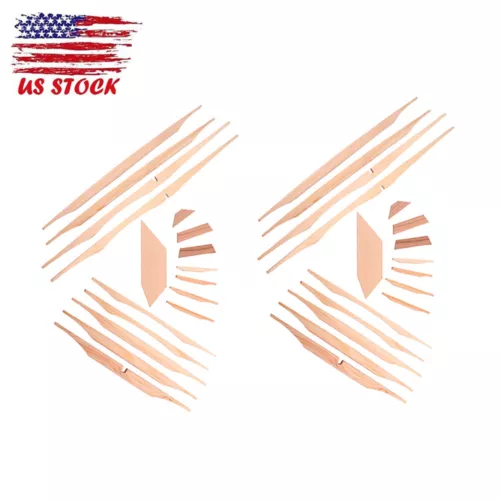 17Pcs Sitka Spruce Brace Wood Kit Acoustic Guitar Luthier DIY Parts Smooth US