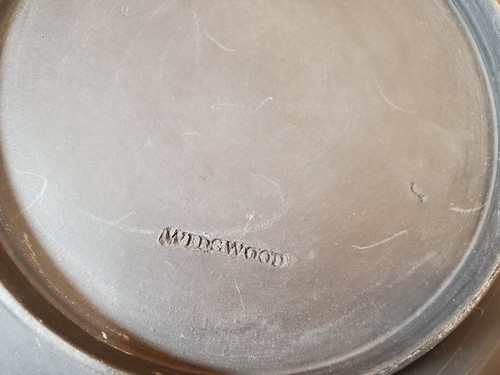 Rare Large 14" Wedgwood Black Basalt Bowl, Wide Rim Centerpiece Console, Antique - Picture 8 of 11