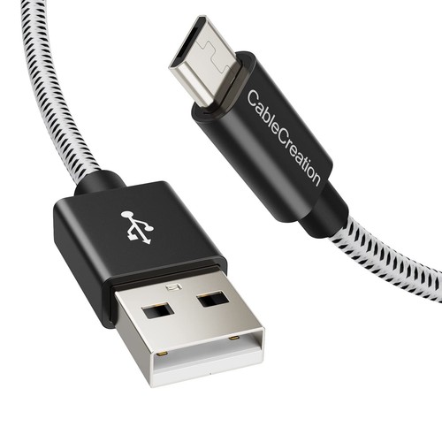 CableCreation USB to Micro USB Cable 4 FT, Braided USB2.0 Micro-B USB Charging