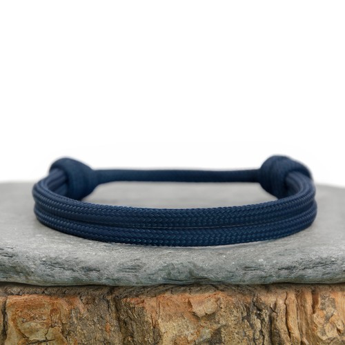 Classic Range, Adjustable Paracord Bracelet Sliding Knot - Nautical Colours - UK - Picture 4 of 8