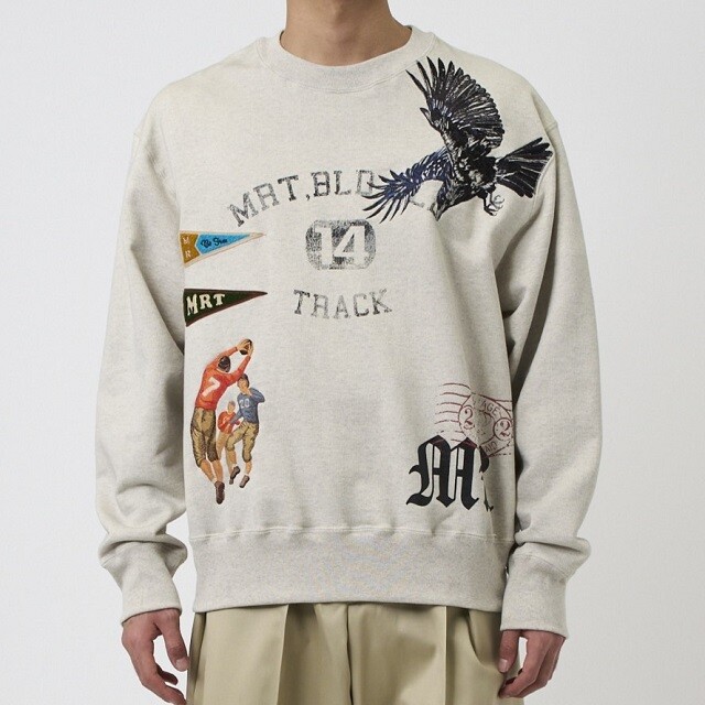 トップス KHOKI Printed sweat shirt 24SS KHOKI Printed sweat shirt 24SS