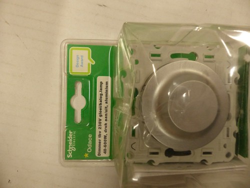 SET 2x Dimmer 2x 2-Fach Rahmen 1x Doppelwechselschalter 1x Kreuzschalter Silber - Picture 5 of 5
