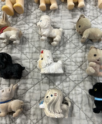 Felt Animal Critters Sylvanian Calico Critters Miscellaneous Brands Lot Of 23 - Picture 3 of 13
