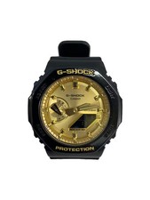 CASIO Quartz Wristwatch G SHOCK Analog GLD BLK