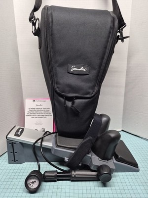 Saunder Cervical Traction Home Trac Neck Device With Deluxe Carrying Bag & Pump
