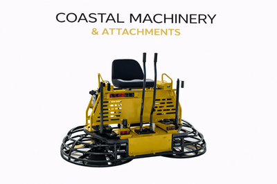 #ad POWER TROWEL 5#x27; Concrete 15 HP RIDE ON GAS 420 CC w Water Mister 30quot; Pans $2719.15