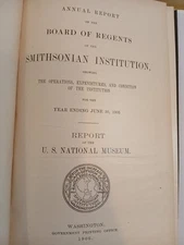 1905 Annual Reports of the Smithsonian Institution  -A5