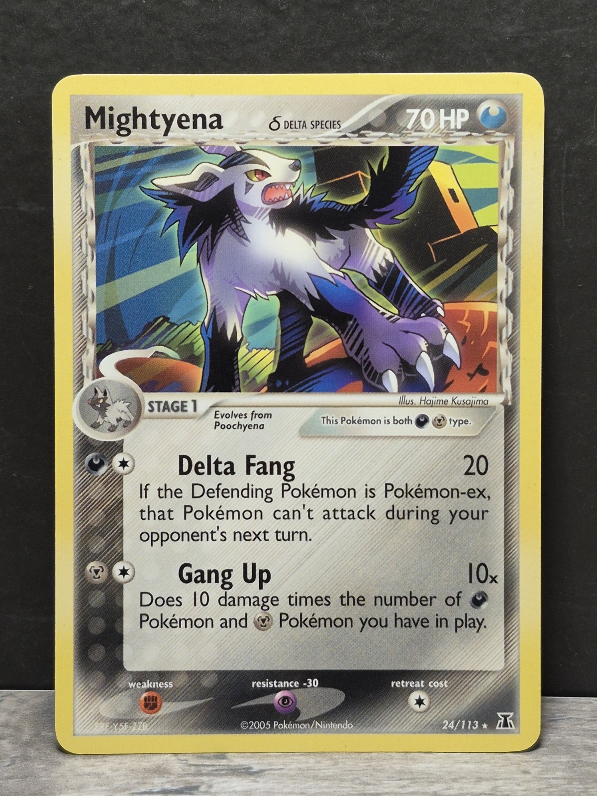 Pokemon TCG Mightyena δ 24/113 Delta Species NM