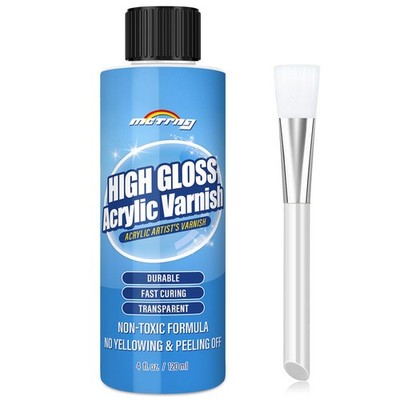 MCTRHG Gloss Varnish for Acrylic Painting, Artist's Varnish, 