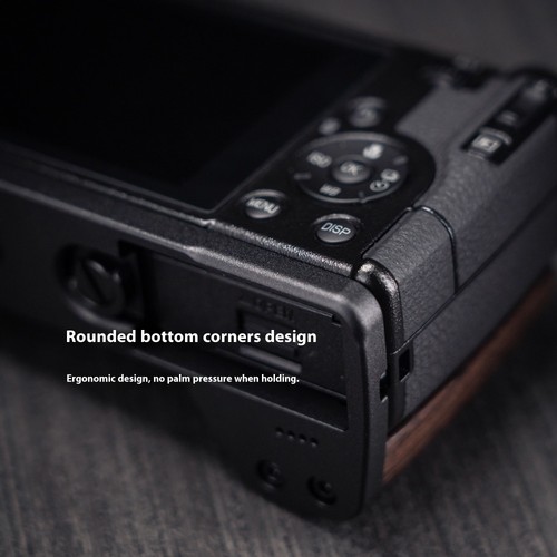 Wooden Wood L Hand Grip For Ricoh GR4 GRIV Camera With Aluminum Alloy Base Plate - Picture 8 of 51